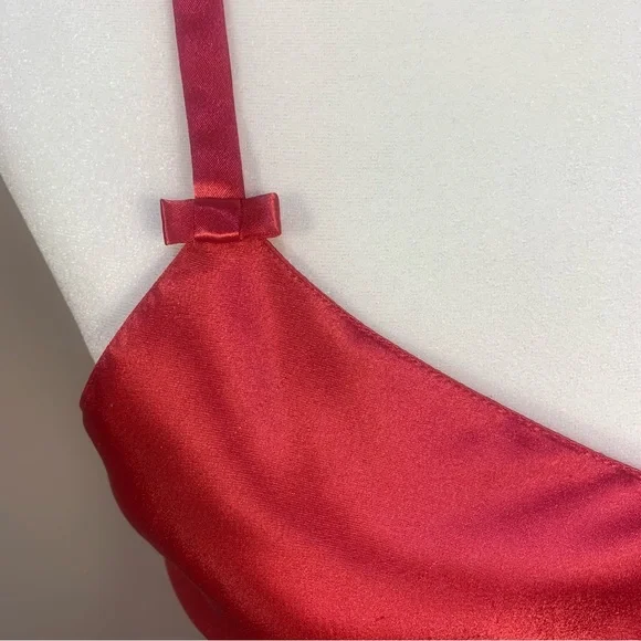 Christian Dior VTG Satin Logo Embroidered Full Length Slip Dress - Picture 7 of 15